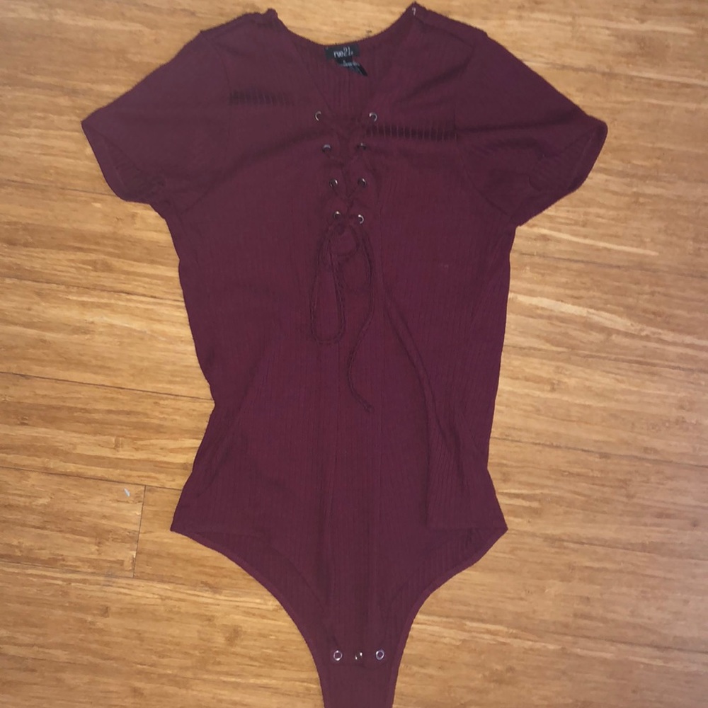 Maroon Bodysuit
